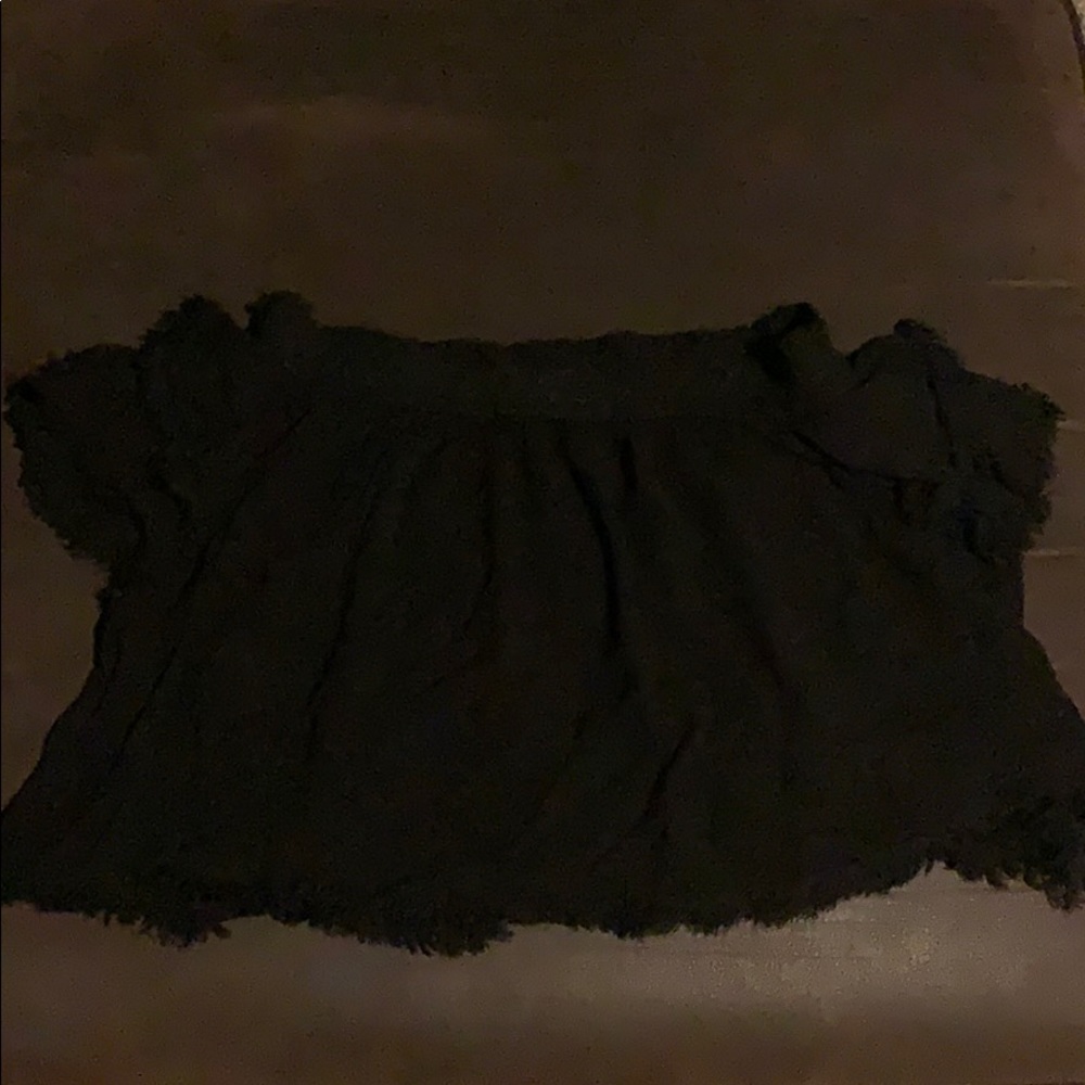 Boot Barn Black Off-The Shoulder Top